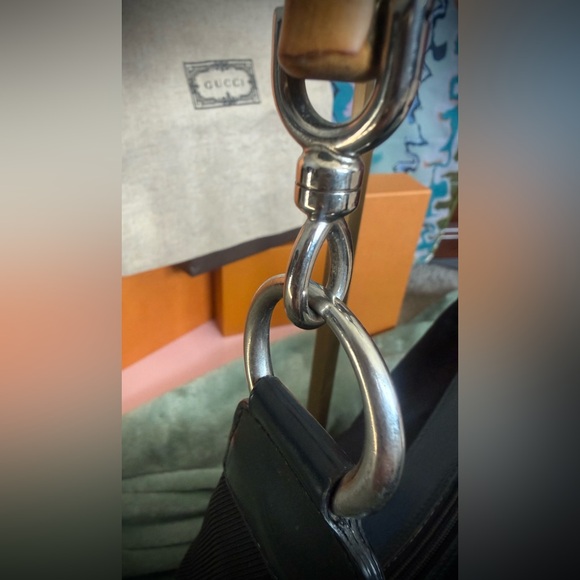 Gucci Vintage Diana Black Shoulder Bag with Bamboo Handle - Picture 3 of 16